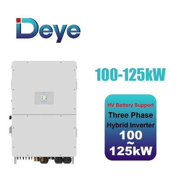 SUN-100K-SG02HP3 100kW Solar Inverter for Solar Projects & Developers Fast Shipping 200-850V 8 MPPT High 98.70% Efficiency