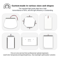 Câbles de raccordement pour éclairage LED personnalisé en acrylique avec guide de lumière pour décoration intérieure, luminosité stable et lumière uniforme