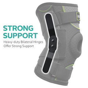 Ginocchiera Articolata OEM con Stabilizzatori Laterali Rimovibili, Sollievo dal <span class=keywords><strong>Dolore</strong></span> Articolare per Uomini e Donne - Product Image 6