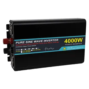 Inverter Rumah gelombang sinus murni, inverter Rumah gelombang sinus murni 24V DC ke 110V AC /220 VAC 1500W untuk sistem daya Rumah