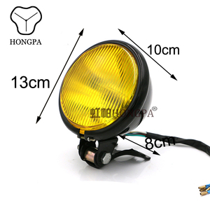 Systèmes d'éclairage de <span class=keywords><strong>moto</strong></span> 12V 35W <span class=keywords><strong>phare</strong></span> de <span class=keywords><strong>moto</strong></span> <span class=keywords><strong>rond</strong></span> <span class=keywords><strong>vintage</strong></span> pour café Racer Chopper - Product Image 3