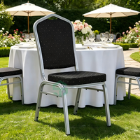 Chaises modernes pour auditoriums et banquets d'hôtel, en fer robuste, mobilier commercial pour événements de mariage et usage domestique – Vente chaude