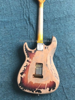 Weifang Rebon 6 String Vintage Old Type ST Electric Guitar with SSS Pickup