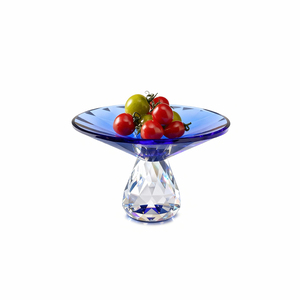 高級モダン手作り耐久性のあるクリスタルマッシュルーム型ルミナスフルーツホルダースナックトレイ家庭用レストランテーブル - Product Image 6