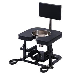 Taburete sentado SM, inodoro de entrenamiento, esclavo, agua bendita, silla de humillación, sabor pesado, esclavo masculino, lamiendo el clítoris, puños para pies, collar % - Product Image 1
