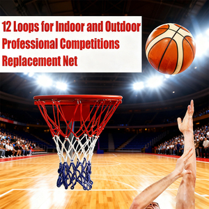 OEM bóng rổ Hoop <span class=keywords><strong>Net</strong></span> nhà sản xuất Heavy Duty thay thế <span class=keywords><strong>Net</strong></span> cho các trường học, phòng tập thể dục, và ngoài trời Tòa Án - Product Image 6