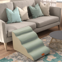 Escalier pour animaux de compagnie en mousse haute densité à 4 couches, rampe d'escalier pour chien, détachable et lavable pour toutes les saisons
