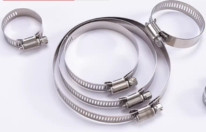 Abrazadera de manguera de acero inoxidable LGll 304 ajustable con ranura de 33-57 mm de ancho de banda - Product Image 2