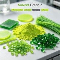 Colorant fluorescent vert 7 hautement soluble dans l'eau pour encre, détergent et liquide de refroidissement