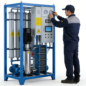 Stainless Steel Water Treatment Equipment EDI Ultra Pure Water <b>Machine</b> for Laboratory Hospital Factory Industry - Product Image 3