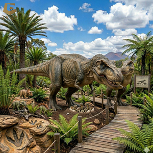Modelo de Dinosaurio con Temática Jurásica, Decoración Animatrónica de Tiranosaurio Rex de Tamaño Real para Decoración de Restaurantes con Temática de <span class=keywords><strong>Jungla</strong></span> - Product Image 5