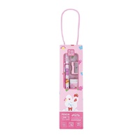 Coffret de papeterie créative pour élèves, multi-designs, emballage en boîte, petits cadeaux chinois, Nouvel An, ensemble de cinq en un, crayons