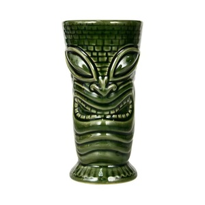 Vaso Tiki Estilo Hawaiano Vintage Ghostface Creativo Resistente a Altas Temperaturas para Cócteles, Vaso Personalizado para Barman - Product Image 5