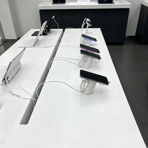 Meuble d'exposition complet pour magasin de téléphonie mobile, vitrine numérique en îlot avec dessus <span class=keywords><strong>blanc</strong></span> - Product Image 4