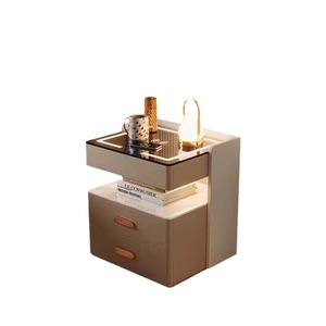 Meubles de chambre à coucher, station de charge moderne, lampes de <span class=keywords><strong>chevet</strong></span> multifonctionnelles, table de <span class=keywords><strong>chevet</strong></span> intelligente avec rangement et serrure intelligente - Product Image 4