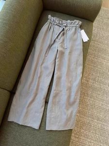 <span class=keywords><strong>Pantaloni</strong></span> estivi da <span class=keywords><strong>donna</strong></span> <span class=keywords><strong>con</strong></span> lacci larghi larghi da <span class=keywords><strong>donna</strong></span> <span class=keywords><strong>pantaloni</strong></span> Palazzo a <span class=keywords><strong>vita</strong></span> alta <span class=keywords><strong>con</strong></span> cintura elastica - Product Image 3