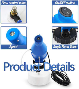 Pulverizador Elétrico <span class=keywords><strong>ULV</strong></span> 4.5L Névoa Portátil <span class=keywords><strong>Fogger</strong></span> Máquina Desinfecção para Hospitais Casa Farm Spray Machine - Product Image 2