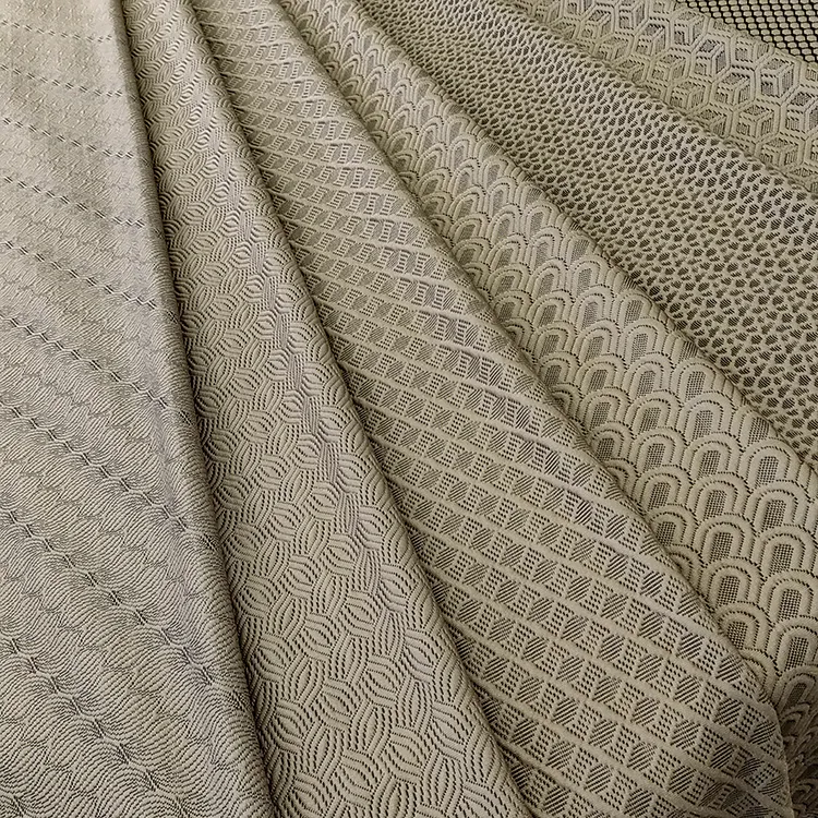 Vải Nệm Dệt Kim Thoáng Khí 2023 Polyester Thiết Kế Mới 100% Vải Viền Nệm