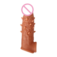 Couverture de pénis préservatifs Dragon pour hommes sangle creuse en silicone réutilisable sur gode manchon de pénis pour hommes préservatif