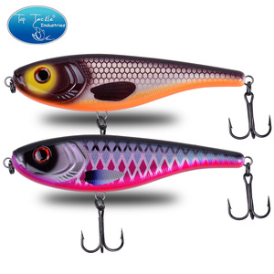 Señuelo de Pesca Biónico Luya de 155 mm y 76 g, Señuelo Artificial de Plástico Duro Tipo Lápiz para Pescar Lubina en el Fondo - Product Image 3
