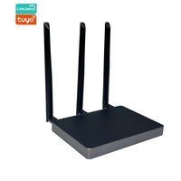 Hub Zigbee intelligent LifeLibero Tuya avec antenne, passerelle sans fil de remplacement de données, avec double câble réseau