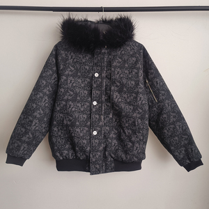 Abbigliamento da lavoro sportivo personalizzato giacca con cappuccio di lusso con tasche Casual Bomber bottone invernale elegante girocollo da <span class=keywords><strong>uomo</strong></span> stampato - Product Image 1