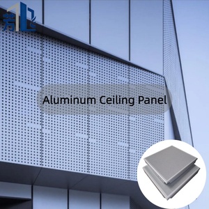 Hot Selling Fireproof Waterproof Powder Coated Coffered Drop Aluminum Ceiling Tiles <strong>2x2</strong> for Mall &amp; Gym - Product Image 1