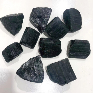 Venta al por mayor de piedras preciosas en bruto de alta calidad, turmalina negra grande para Decoración - Product Image 2