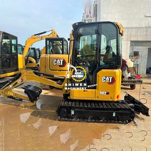 Occasion Japon pour CAT 302cr Excavator avec Side Swing Boom Hydraulic Thumb Zero Tail Excavator-Core Components Included Engine Pump - Product Image 2