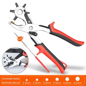 Alicates de perforación de cinturón universales, herramienta <span class=keywords><strong>Manual</strong></span> de punzonado de costura de correa de cuero - Product Image 2