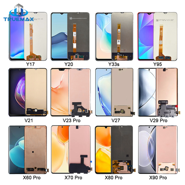 for Vivo x200 x100 ultra x90 x80 pro x70 pro+ plus x80pro x30 pantalla para screen replacement amoled lcd display with frame