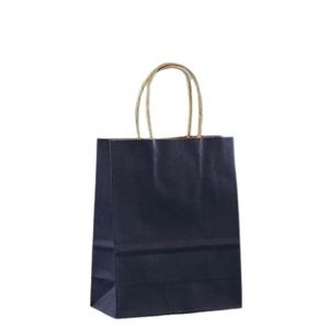 Bolsas de Compra de Papel Kraft Marrón Clásico Biodegradables con Asas, Tamaño y Logotipo Personalizables para Envasado de Alimentos - Product Image 5