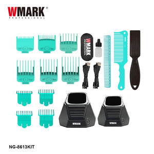 WMARK NG-8613KIT ecologicamente batteria ricaricabile tagliacapelli <span class=keywords><strong>uomo</strong></span> dettaglio Trimmer blu ad alta velocità Kit barbiere <span class=keywords><strong>per</strong></span> il salone - Product Image 6