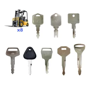 Free Shipping Commonly used Forklift Keys, Forklift Ignition Keys Fit Mitsubishi Cat Kubota Crown Clark Hyster Komatsu