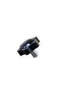 Orang Inggris Kulit Hitam # 32 Kepala Sekrup Kenop Penyetel Gagang Plastik 5/16"-18 Inch