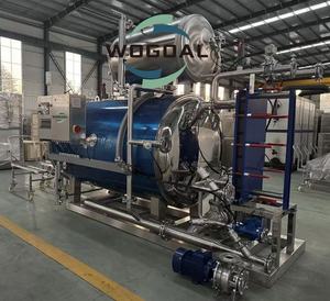 Grand <span class=keywords><strong>autoclave</strong></span> industriel entièrement automatique de jet d'eau de vapeur <span class=keywords><strong>pour</strong></span> des pots en verre - Product Image 2