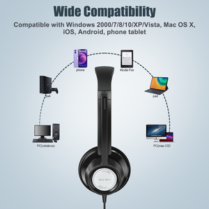 Auriculares con Micrófono USB para Computadora, con Reducción de Ruido, de Buena Calidad, Marca New Bee - Product Image 6