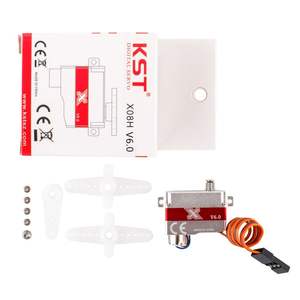 KST X08H V6.0 DC3.8V-8.4V 2.8Kgf.cm 0.09sec <b>Metal</b> Gear Digital RC Model Coreless Micro Servo with Cooling <b>Fan</b> for RC Gliders - Product Image 5