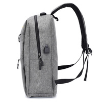 Personnalisé À La Mode voyage en plein air fort sac à dos d'affaires hommes en nylon ordinateur portable sac à dos ensemble 3 avec chargeur USB
