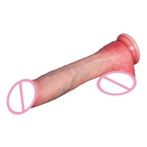 Extra-large Telescopic Vibrating Dildo Masturbator for Women <b>Silicone</b> <b>Waterproof</b> Eco-Friendly Adult Toy Model 1 From AD - Product Image 4