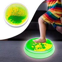 Jouets sensoriels, dalles sensorielles lumineuses LED, dalles de sol liquides changeantes de couleur visuelle pour l'autisme, stimulation tactile