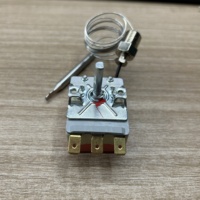 Capteur de température diamètre 6 mm, 16A 250V WYB -120 degrés thermostat capillaire thermostat réglable avec vis étanche