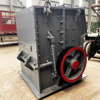 Broyeur de déchets monté sur roues, déchiqueteur de verre et de cendres pour usine de recyclage de la construction