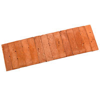 Mosaïque de carreaux en céramique rouge artisanale moderne pour la décoration murale intérieure et extérieure, cours, entrepôts, parcs