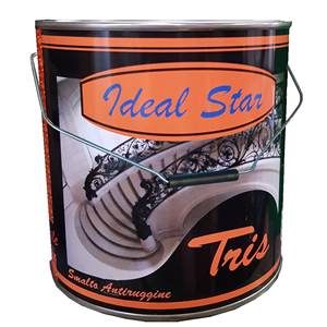 Star 2.5 Lt Émail antirouille dans le seau Outil de tournage 'TRIS' Blanc - Product Image 2
