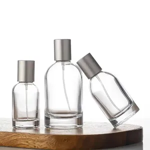 Hot Selling 30ml 50ml 100ml Custom Logo Wholesale Brand Luxury Glass Empty Perfume Bottle