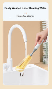 Precio de fábrica Material PET cerdas <span class=keywords><strong>Glasas</strong></span> o cepillo de botella de plástico cepillo de pelo duro taza de agua cepillo de limpieza a fondo - Product Image 3