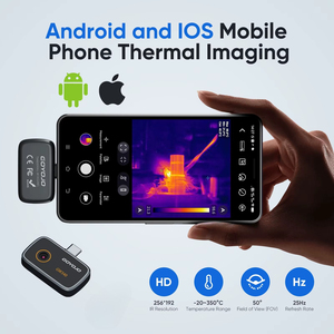 กล้องถ่ายภาพความร้อน 256x192 แบบ Type C สำหรับโทรศัพท์มือถือ ใช้ตรวจสอบความผิดปกติของอุปกรณ์และการตรวจสอบทางไฟฟ้า - Product Image 2