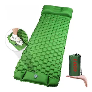 아지 야외 어린이 팽창 2 인용 매트 침대 공기 수면 캠핑 풍선 매트리스