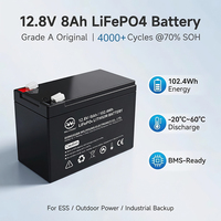 Baterai Deep Cycle Grade A 12v 24v 50ah 100ah 150ah 200ah Solar Lifepo4 Lithium Penyimpanan Energi Portabel